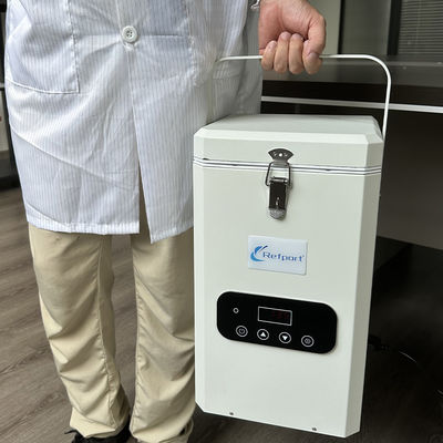 100W Stirling Cooler 2L Ultra Low Temperature Portable Medical Laboratory Freezer -120