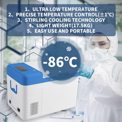 Refport Ultra Low Temperature Stirling Cooler -86c Portable Refrigerator 12v/24v Dc Freezer