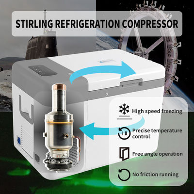 25L Solar Portable Vaccine Medical Cryogenic Freezer for Lab and Hospital Applications