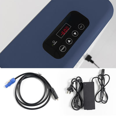 Refport Mini Freezer -60C Low Temperature 12V/24V DC Portable Refrigerator for Table